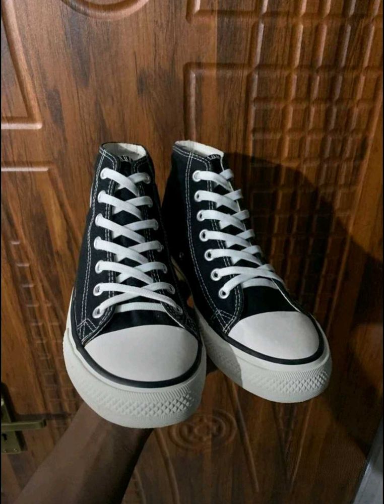 Black High Top Sneakers