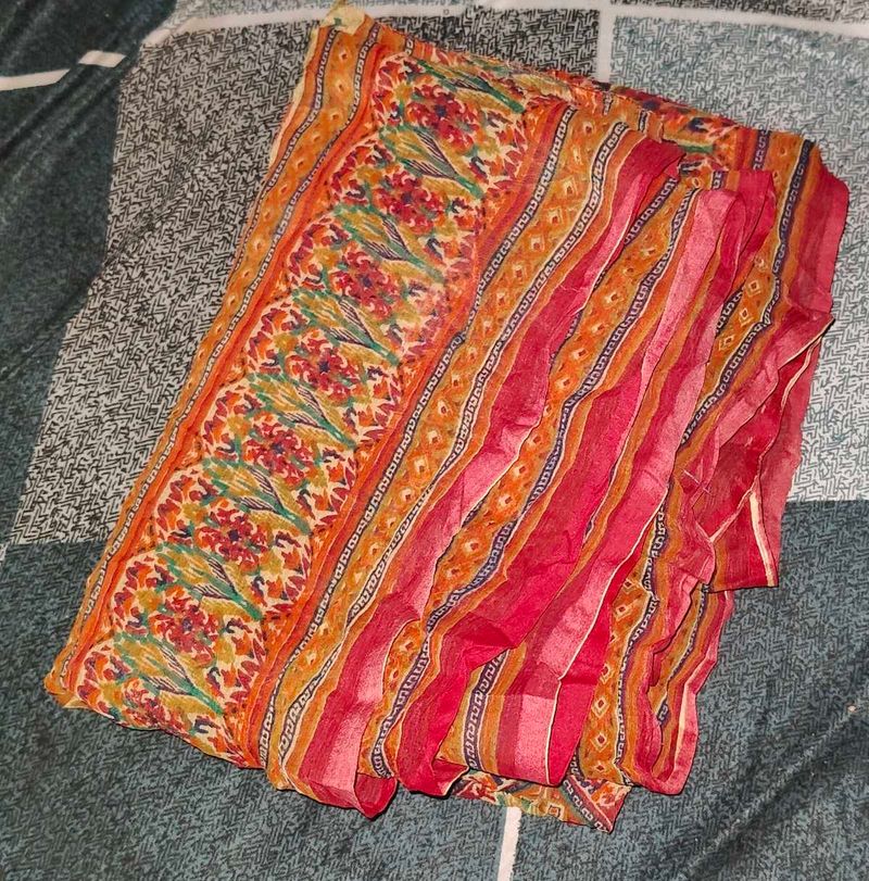 Vintage Floral Print Fabric