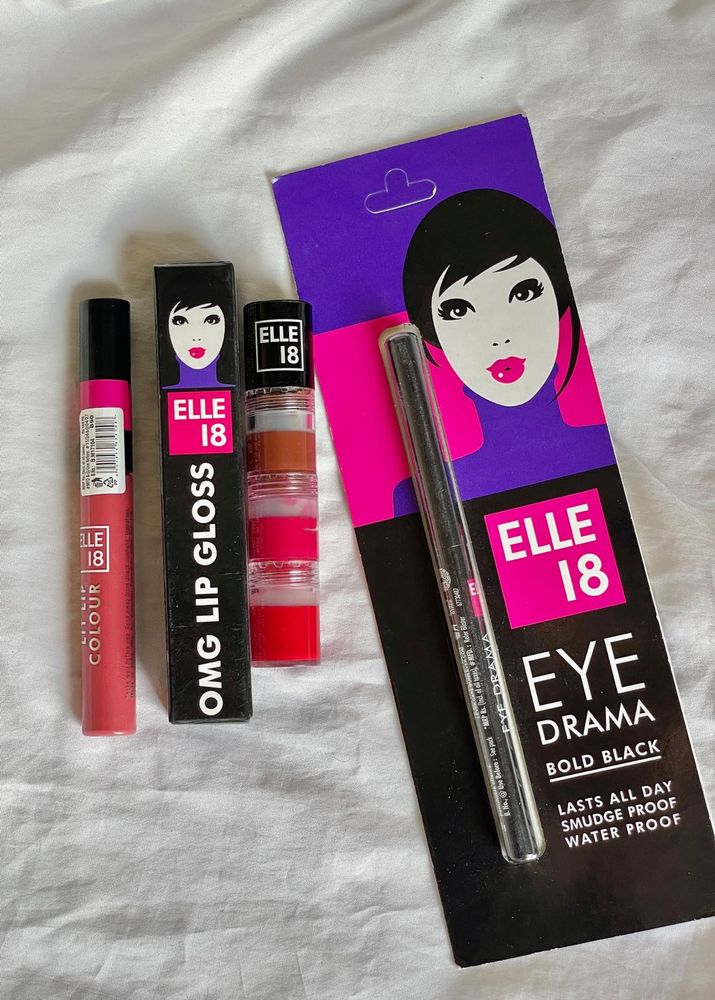 Combo Of 4 Elle 18 Makeup Bundle