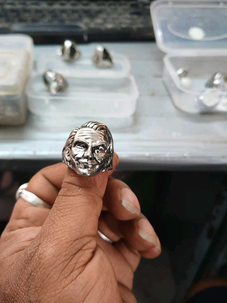 Joker Face Model Ring