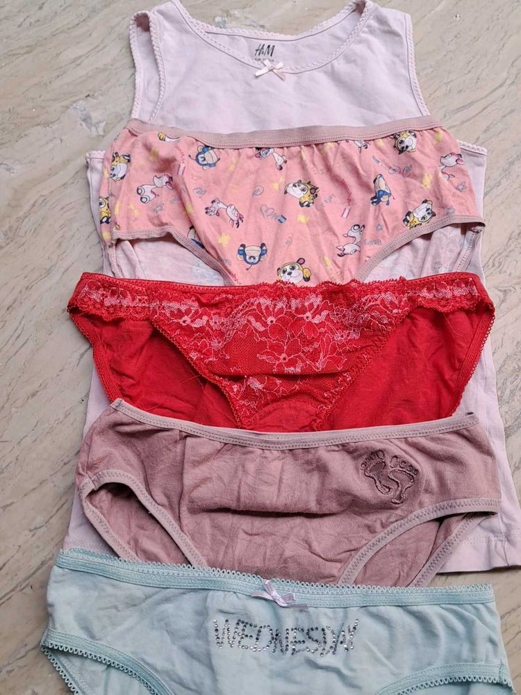 combo Of Five   hnm top n panty