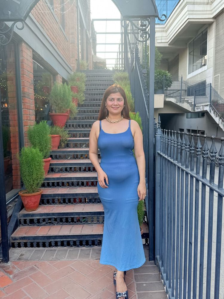 Blue Maxi Dress