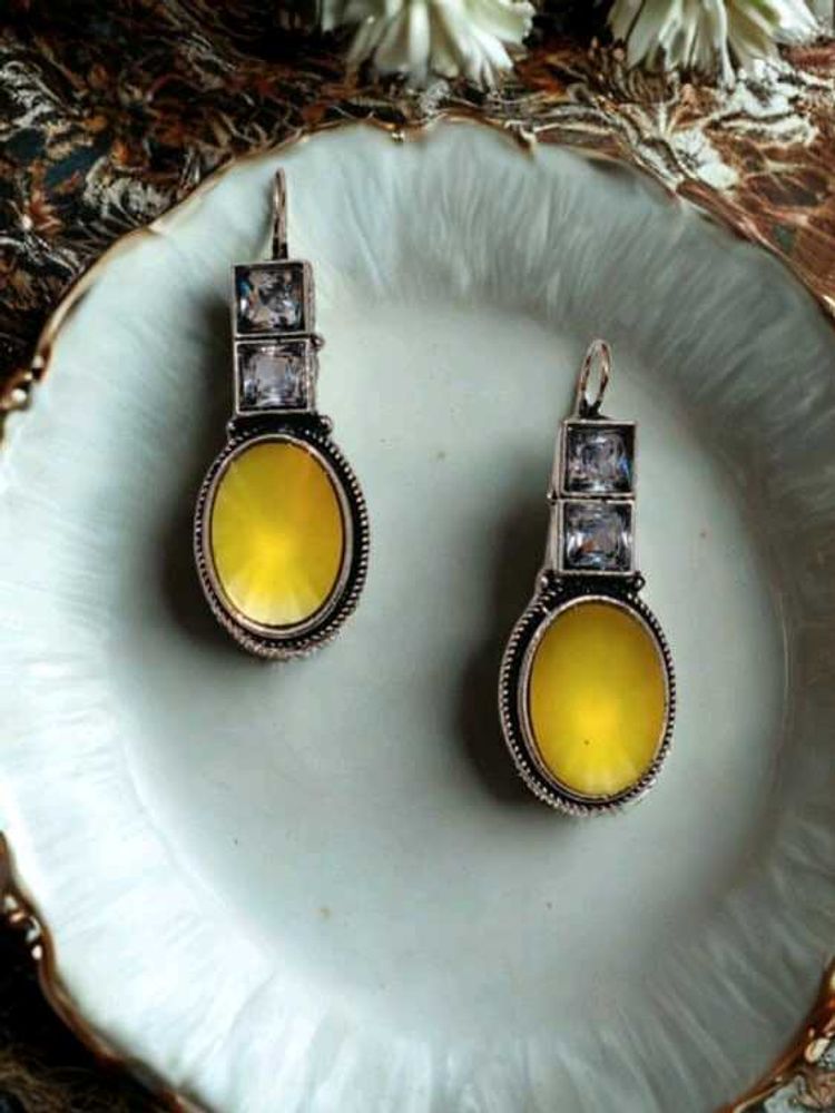 Yellow Earrings
