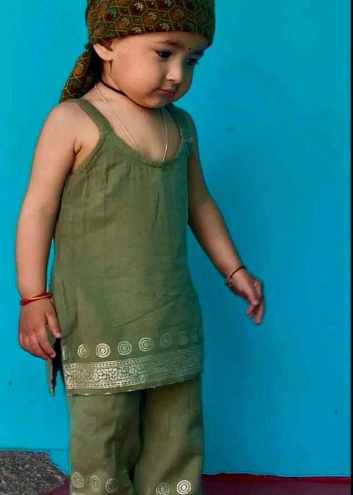 Baby Girl Kurti Pant Set
