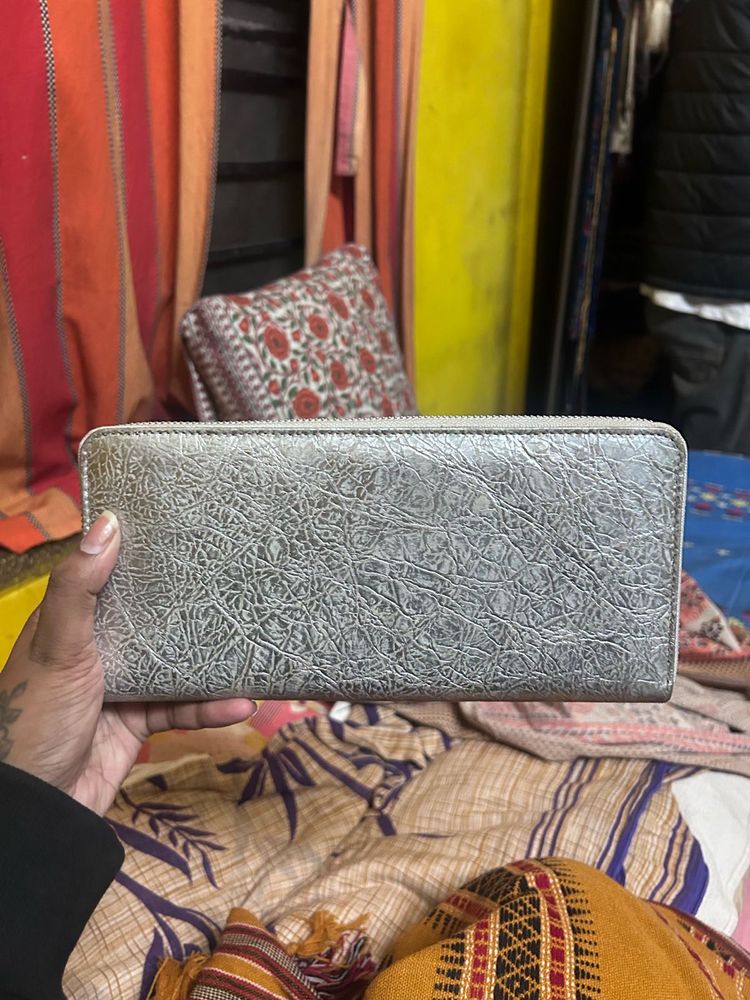 Elegant Silver Clutch