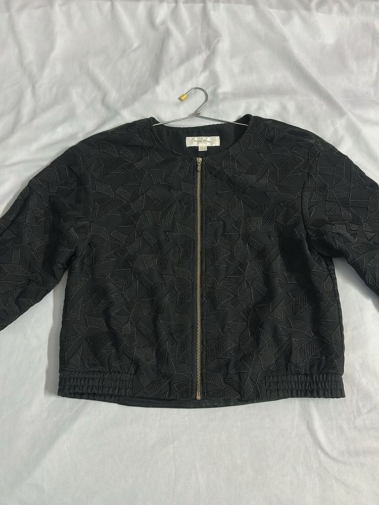 Black Crop Jacket