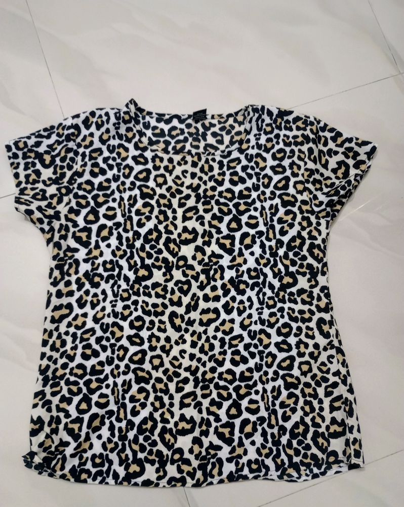 Animal Print Women Multicolour Top
