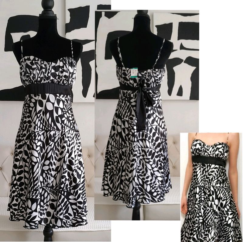 Speechless Y2k era Black and White Mini Dress