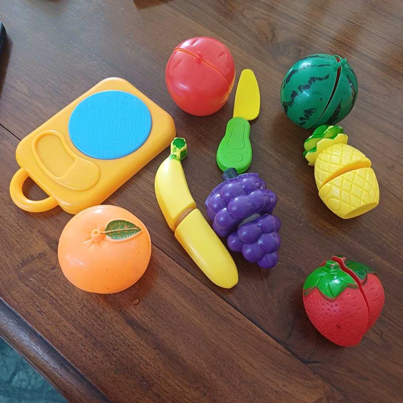 2 Set Velcro Cut Toys For Kids (Fruits N Snacks)