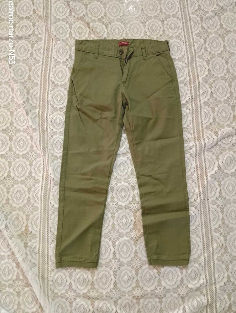 Old mny style Driftwood cotton khaki  Green Pants