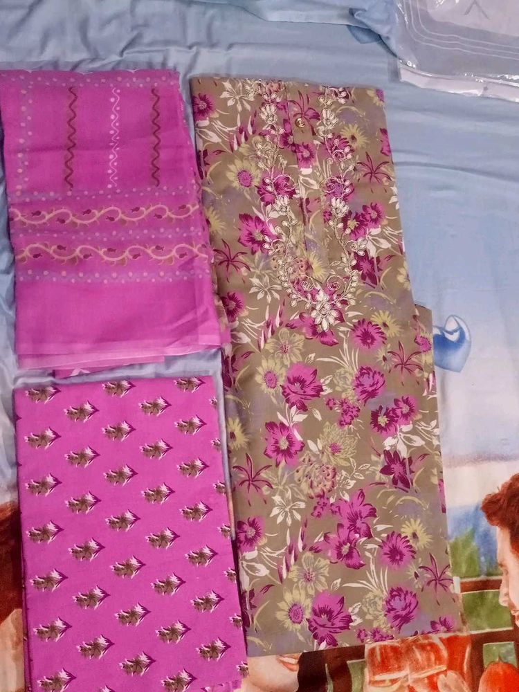 Pure Cotton Suit Set For Women