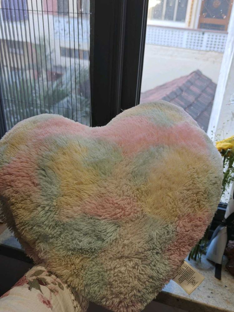 Heart Shaped Throw Pillow