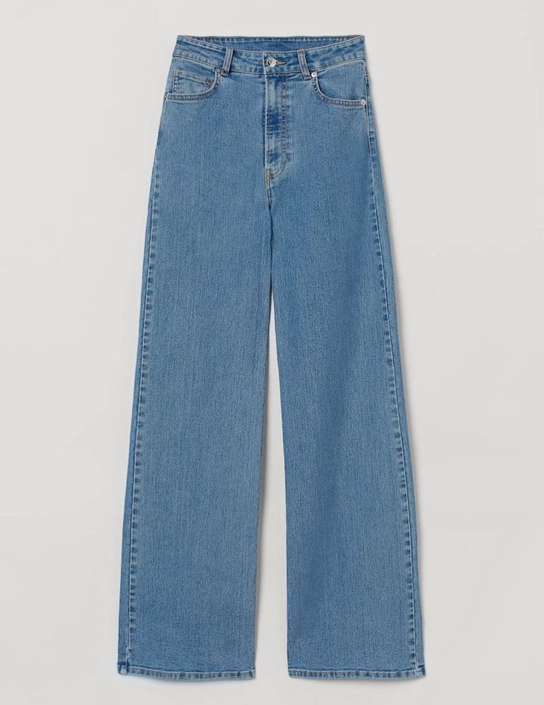 H&amp;M Wide Leg Denim Jeans