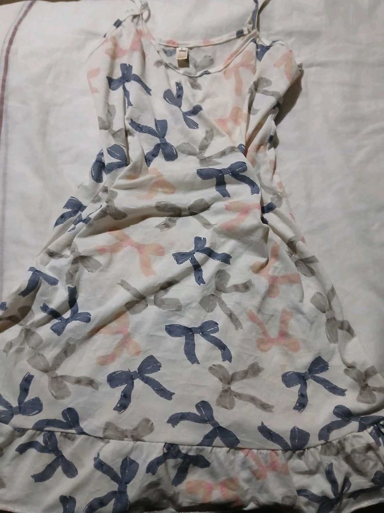 Bow Print Sundress