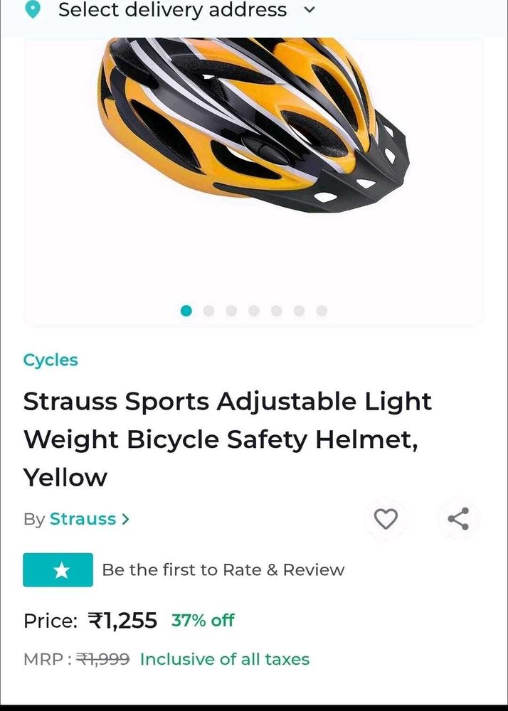 STRAUSS CYCLING HELMET