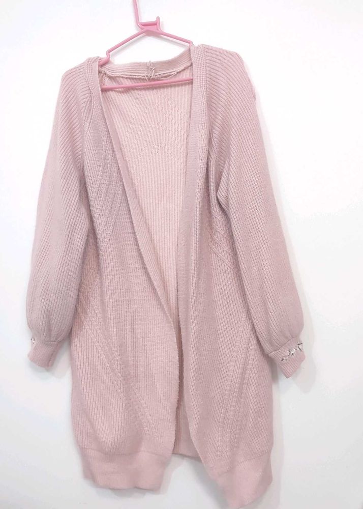 BABY PINK CARDIGAN