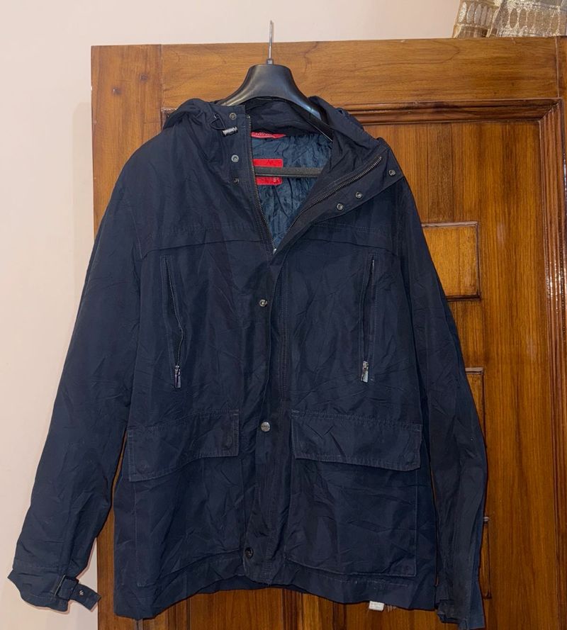 zara men  Navy Blue Jacket
