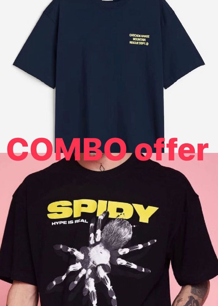 Combo Of Baggy Tees