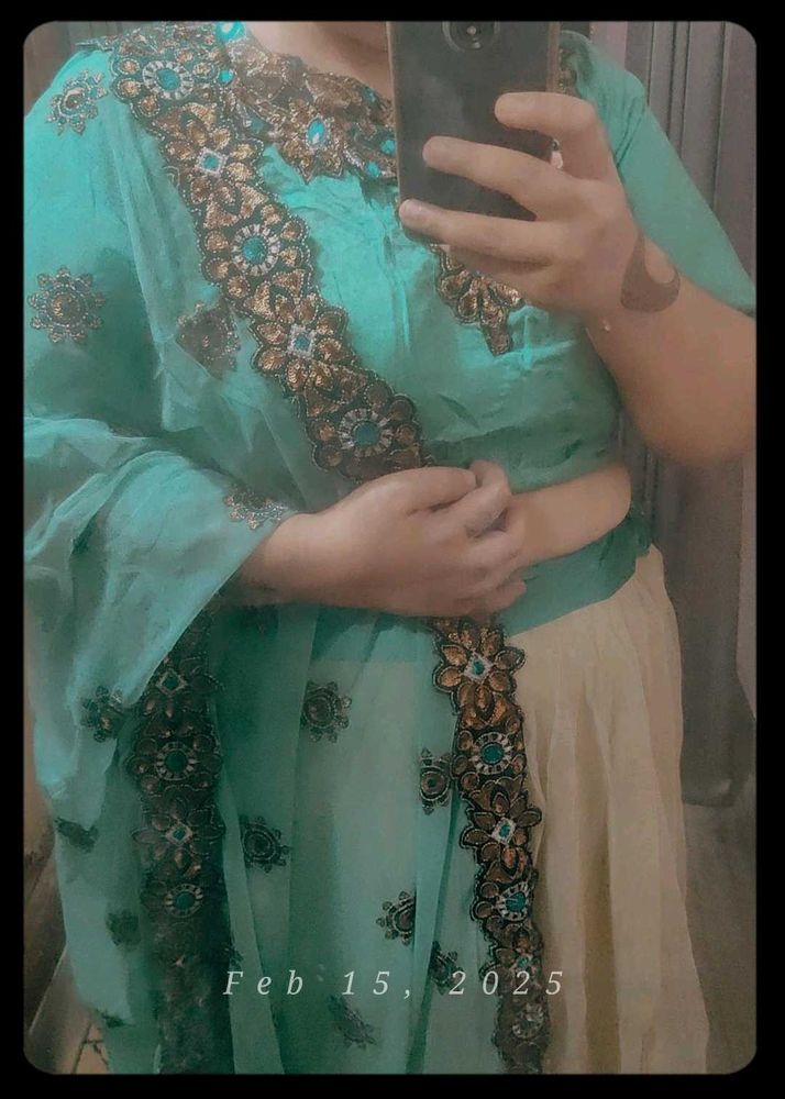 Green Lehenga Choli