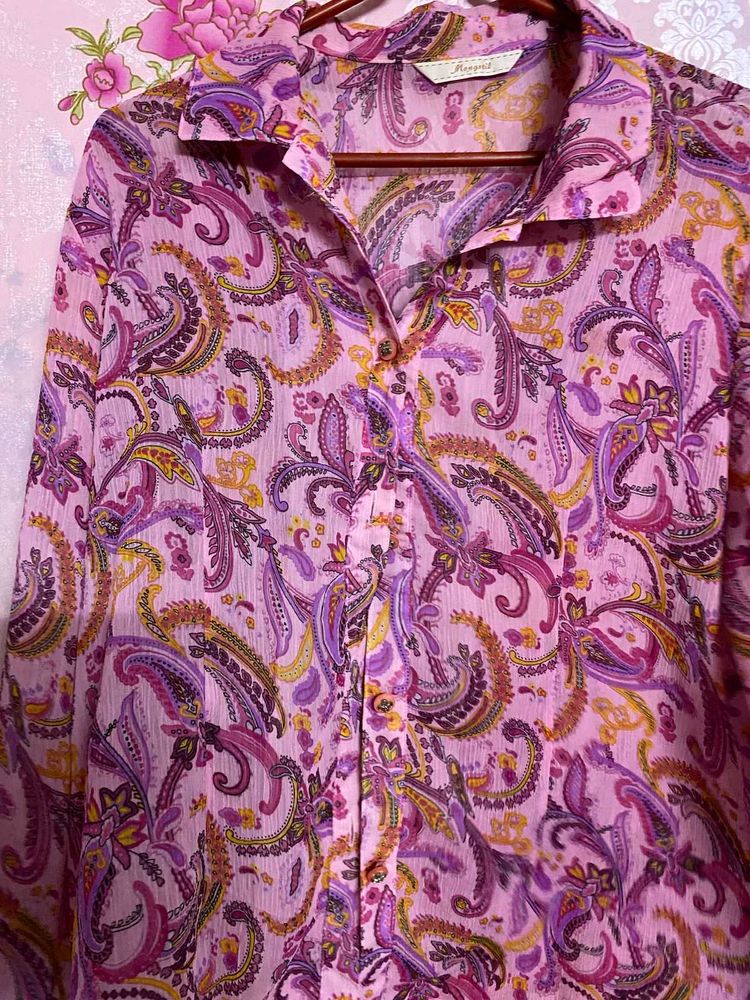 Beach Vibe Pink Shirt