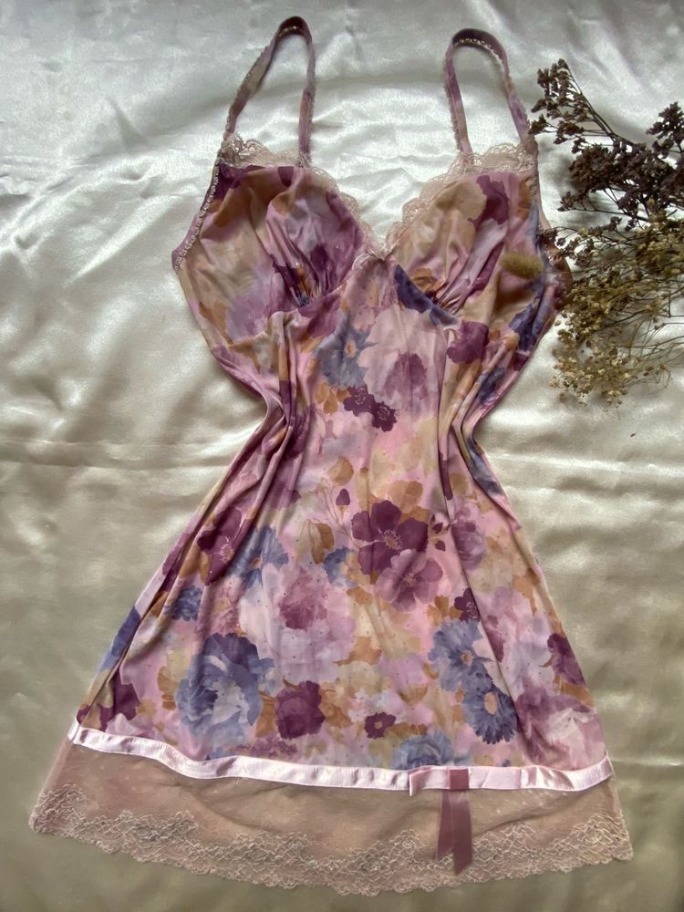Lingerie Floral  Slip