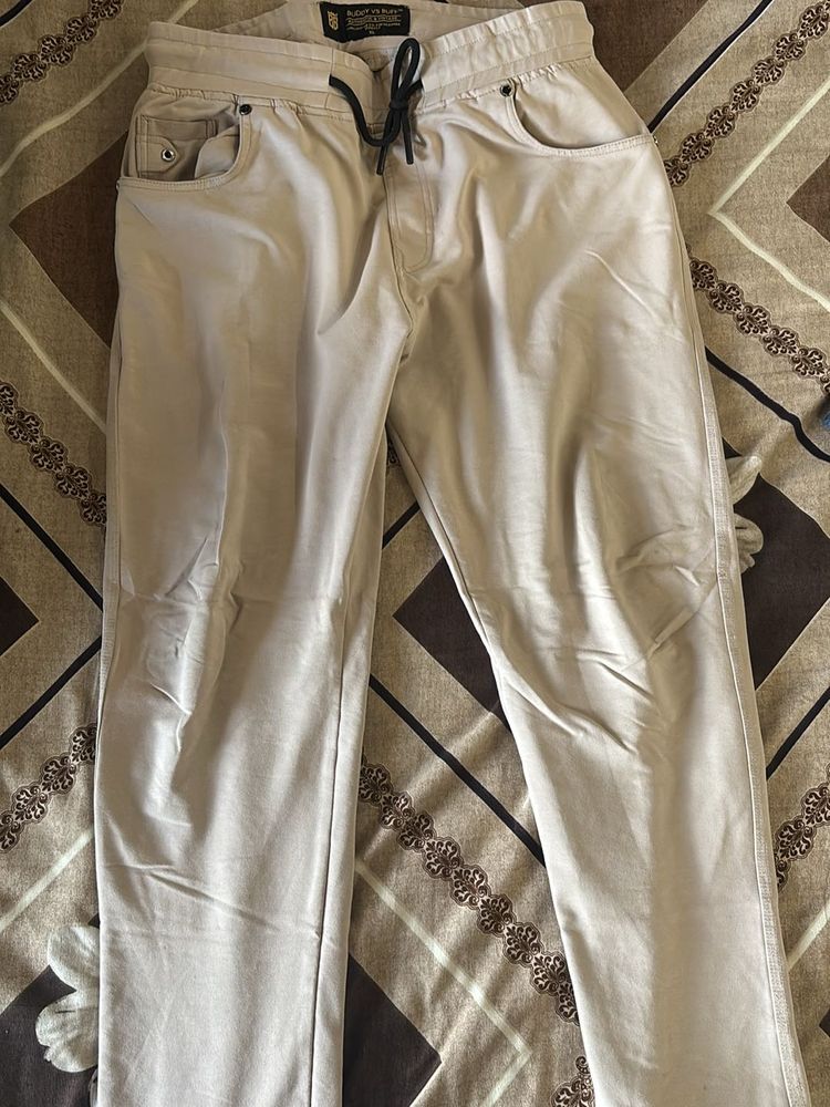 Tan Jogger Pants