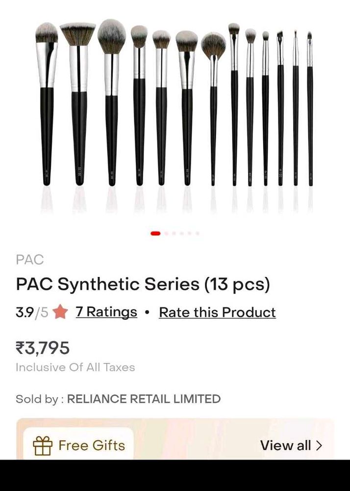 Selling Pac Brand New Brush Se