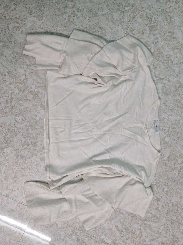 Zara Knit Casual Long Sleeve Top