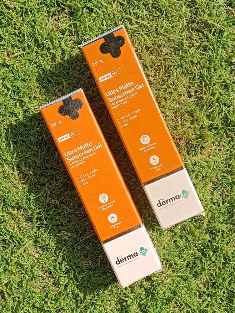 Combo Of The Derma Co Ultra Matte Sunscreen Gel