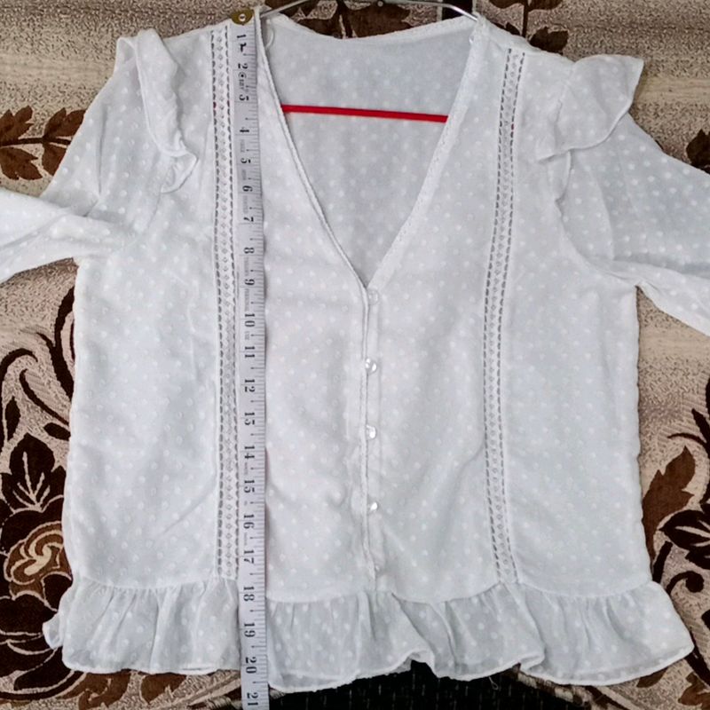 white Top/Blouse......price Drop