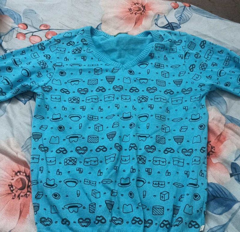 This Is A Blue Top.