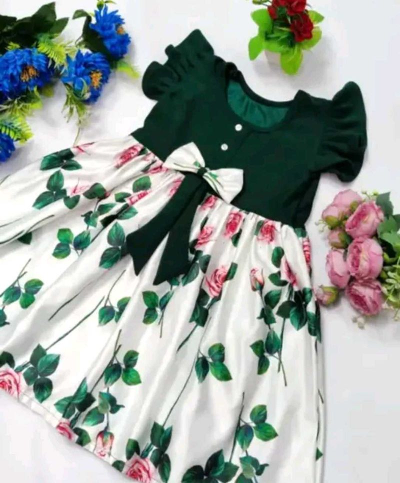 New Born Baby Girl Beautiful Frock 0-3 Month