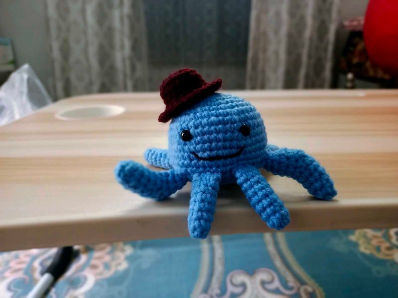 Blue Octopus Plushie