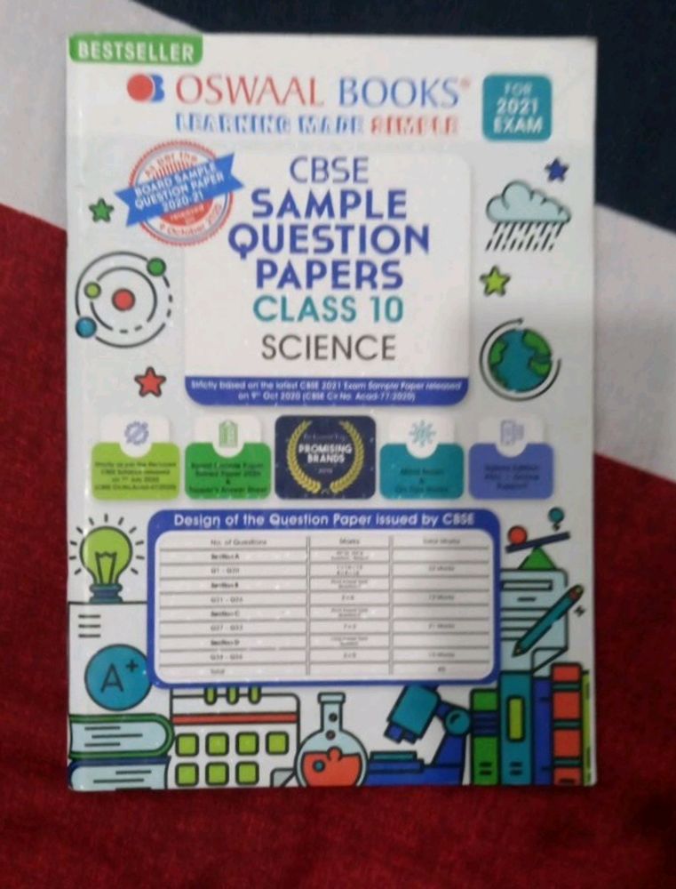 Class 10 Oswaal Science Sample Papers