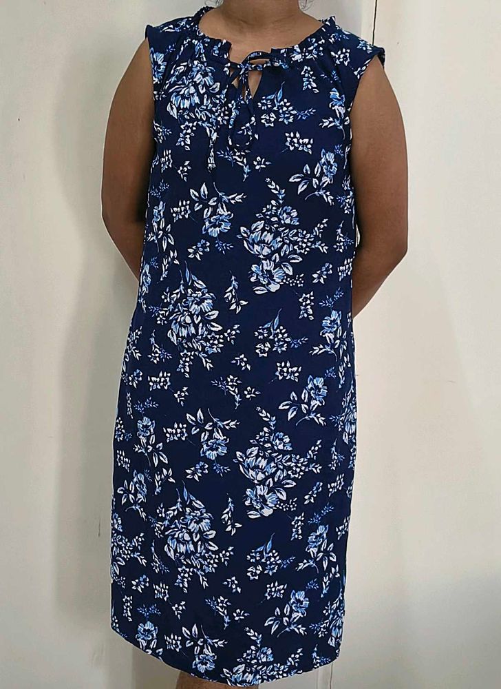 Floral Print Sleeveless Dress