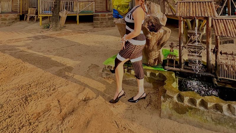 Stylish Striped Bodycon Dress