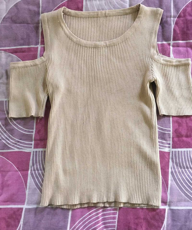 Cute Cold Shoulder Top