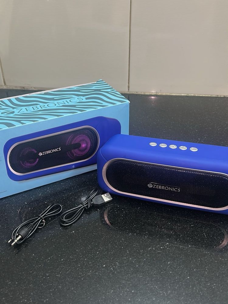 Zebronics Portable Bluetooth Speaker- New