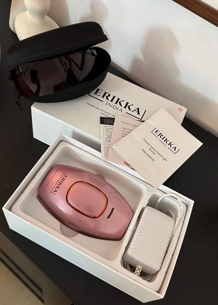 ERIKKA INDIA HOME IPL LASER HAIR REMOVAL + Glasses