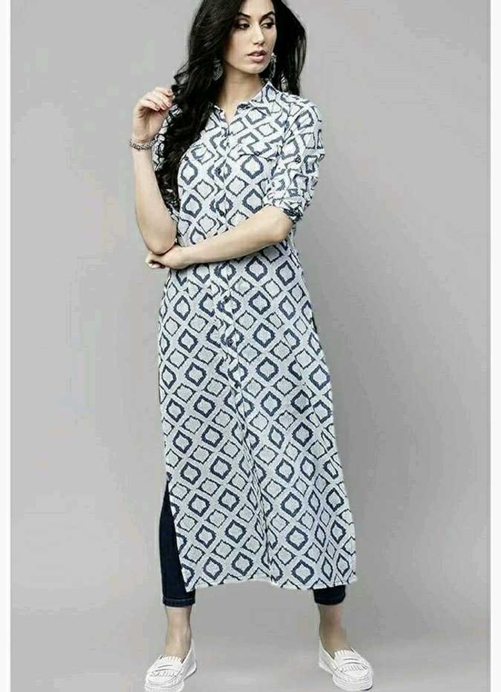 Printed Straight Kurta
