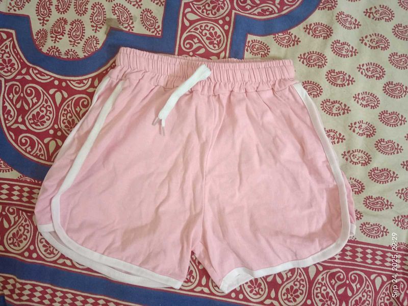 Pink Sporty Shorts