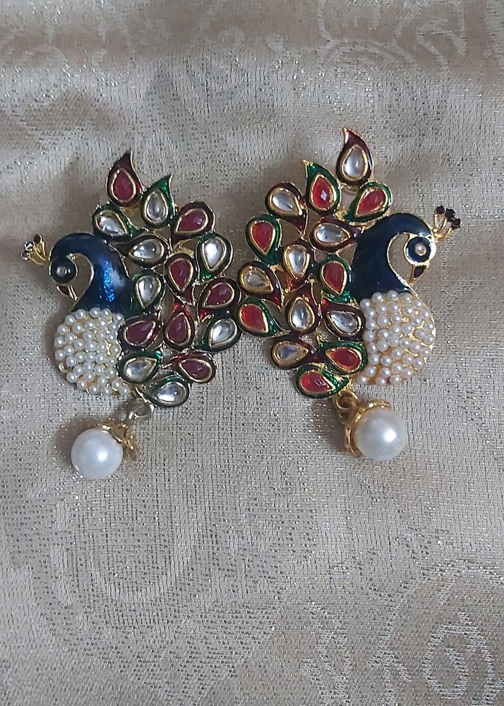 Peacock Earrings