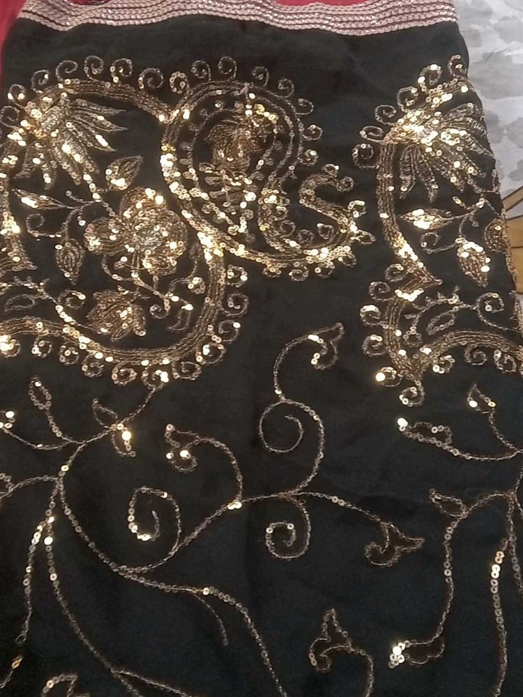 Saree With Osm Work
