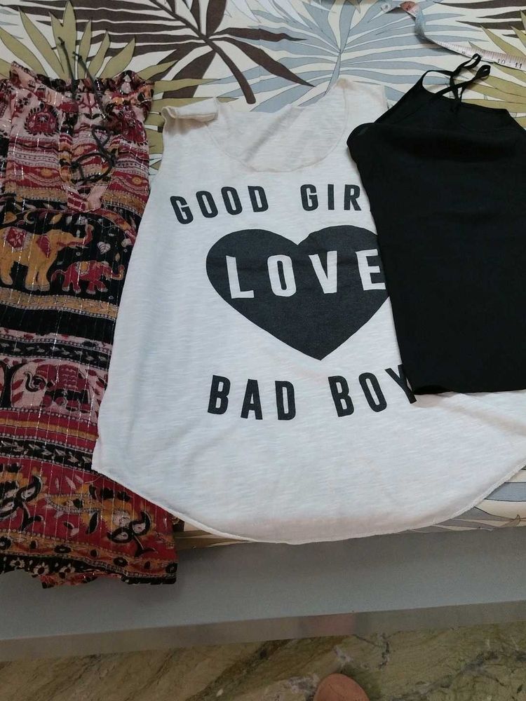 Combo Of Three Imported Fabric Top