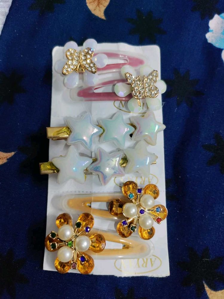 Sparkly Hair Clip Set