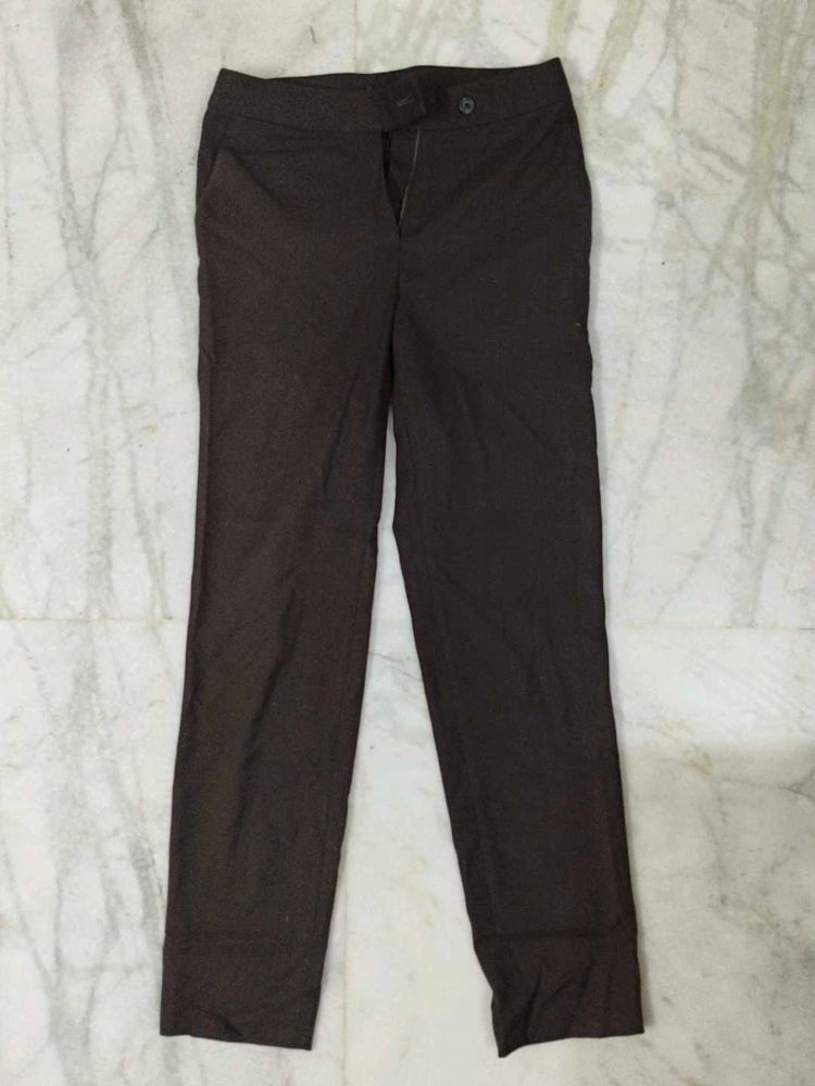Brown Casual Pants