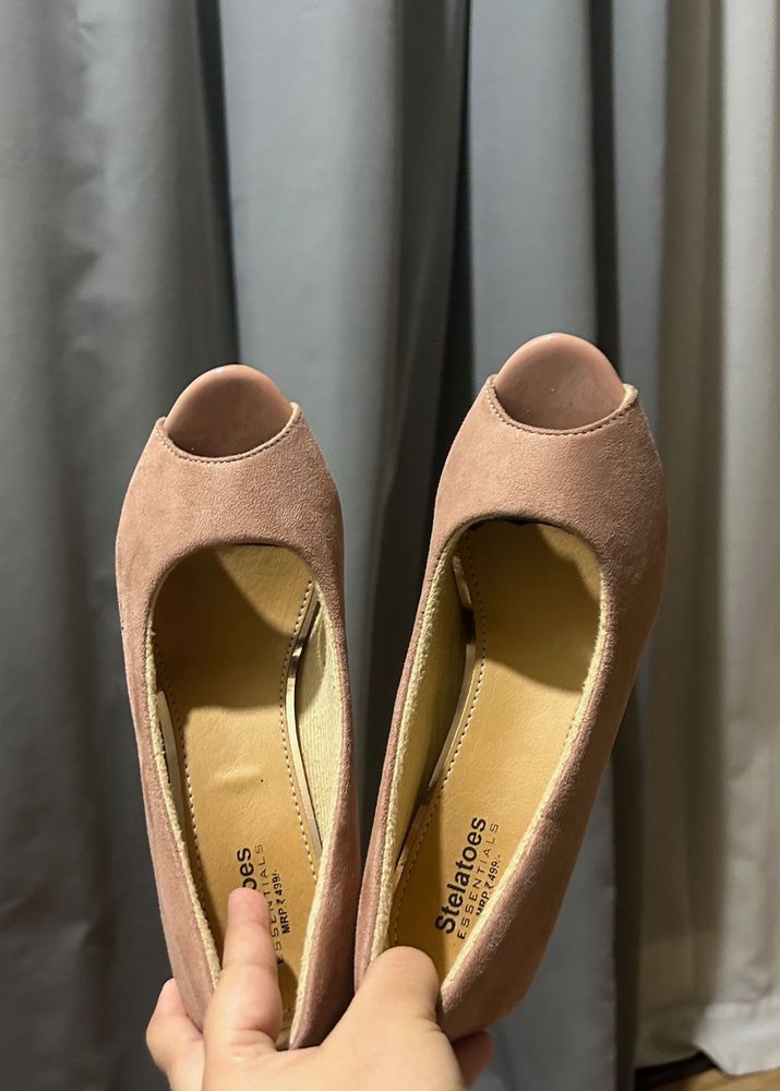 Stelatoes Open-Toe Heels Wedges
