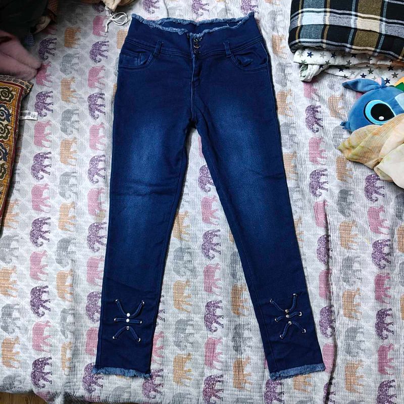 Stylish Dark Blue Jeans