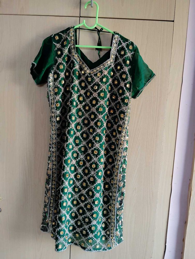 HEAVY WORK KURTI SET