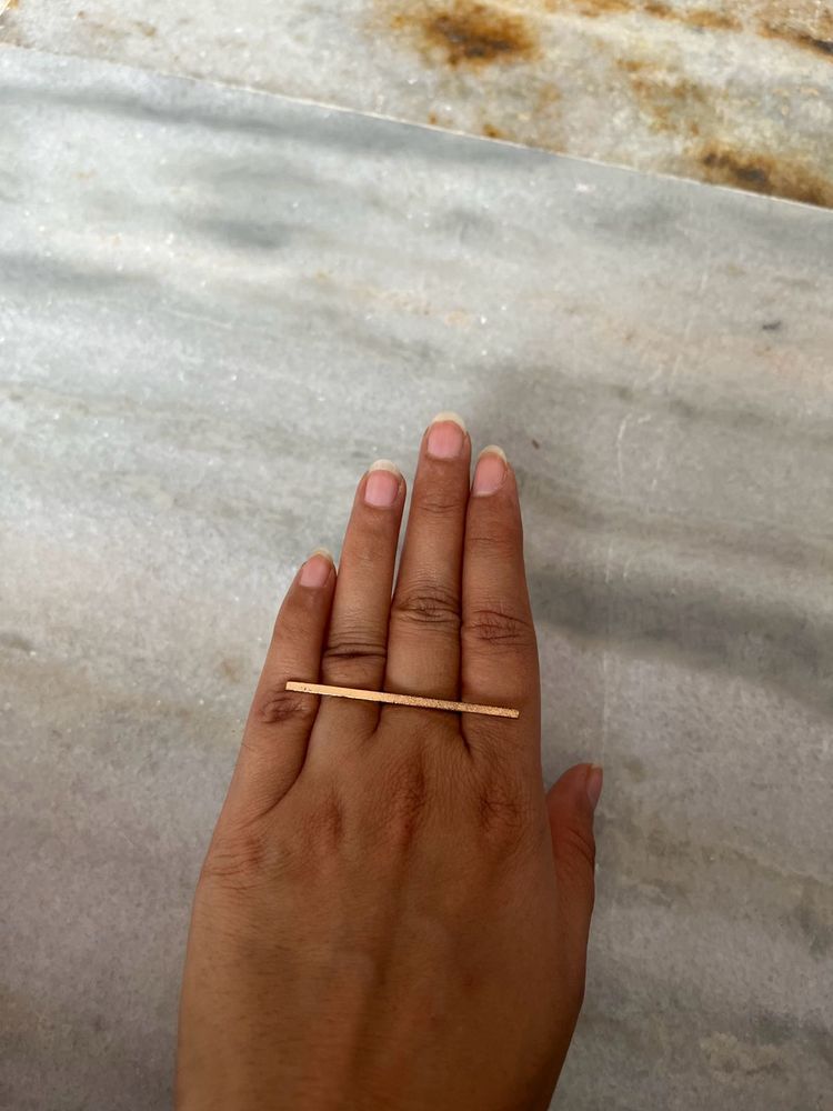 Gold Bar Ring
